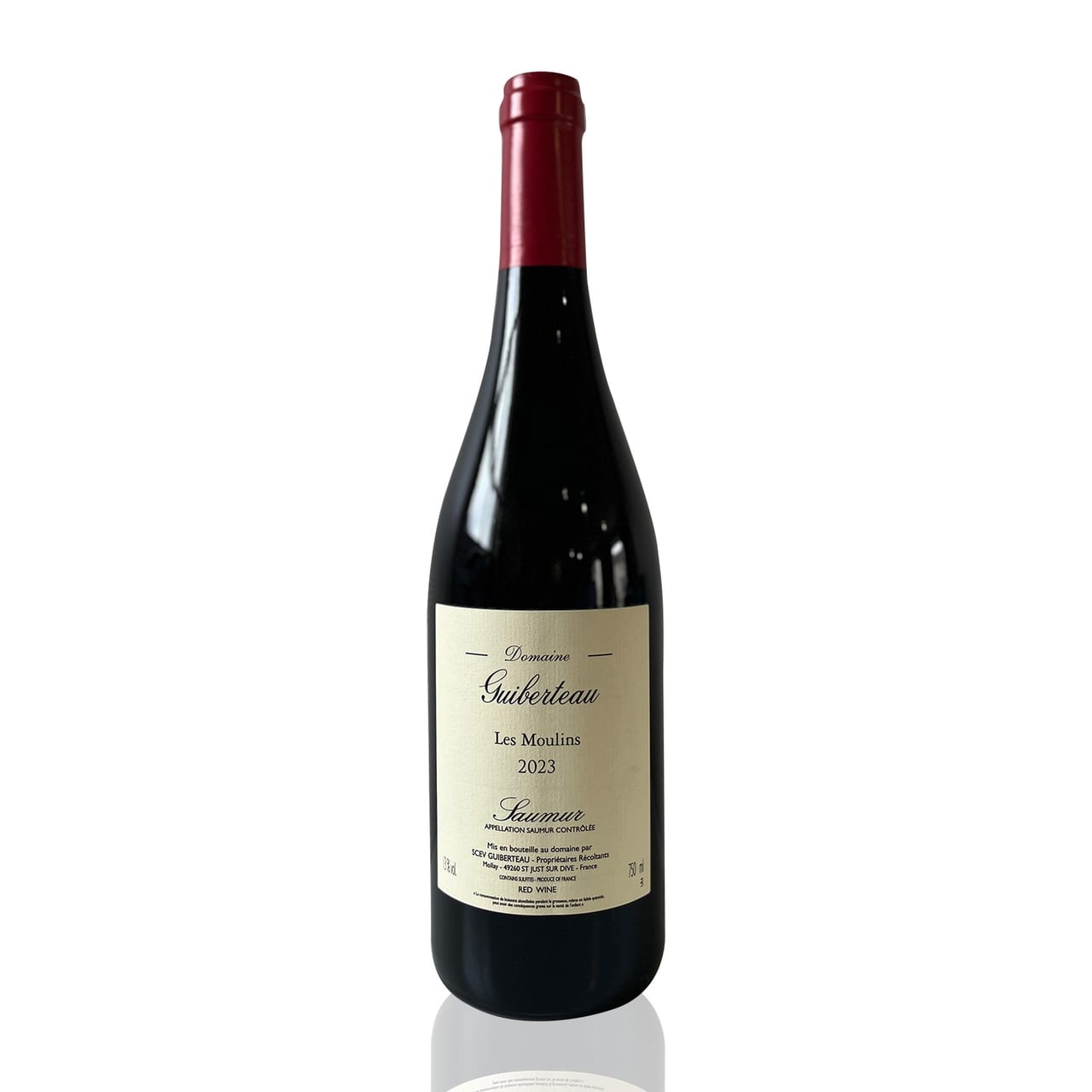 Domaine Guiberteau, Saumur Rouge Les Moulins 2023 price in Mumbai | Talli