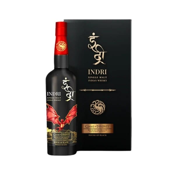 Indri Single Malt Indian Whisky Game of Thrones House of Black price in India | Talli