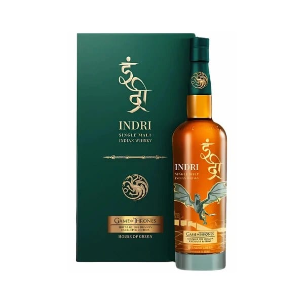 Indri Single Malt Indian Whisky Game Of Thrones House of Green price in India | Talli